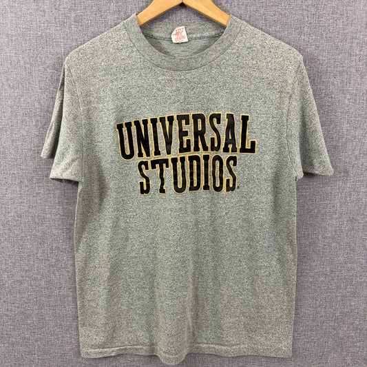 Vintage 80's Universal Studios Heathered Gray T-Shirt Size M Single Stitch