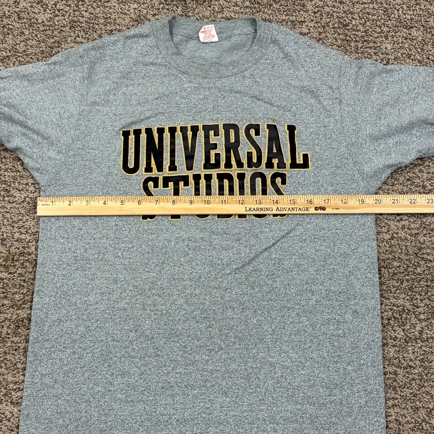 Vintage 80's Universal Studios Heathered Gray T-Shirt Size M Single Stitch