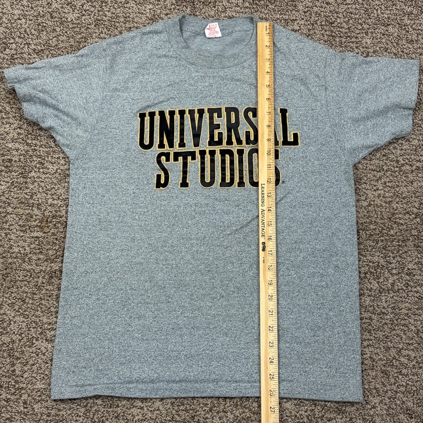 Vintage 80's Universal Studios Heathered Gray T-Shirt Size M Single Stitch
