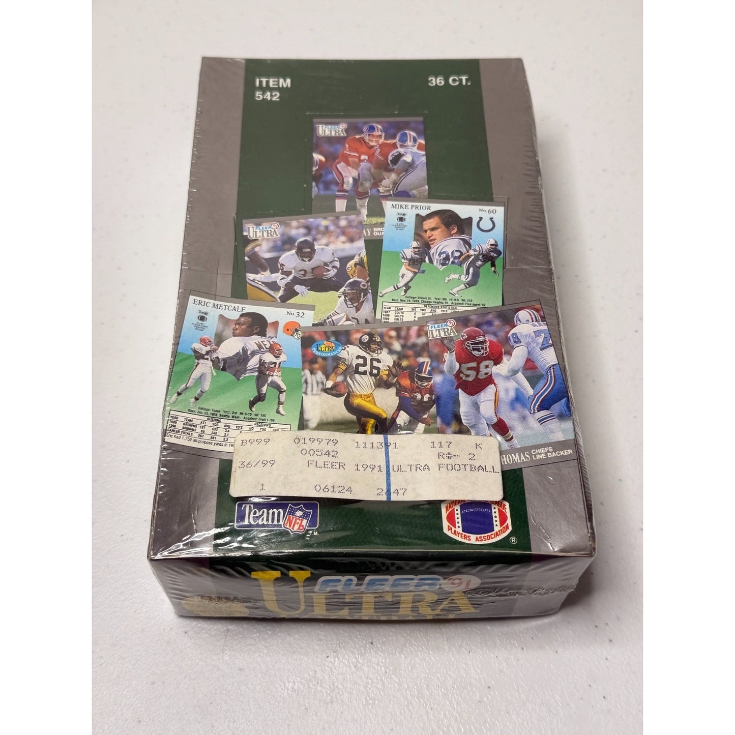 1991 Fleer Ultra Football Hobby Box (36 ct) Factory Sealed
