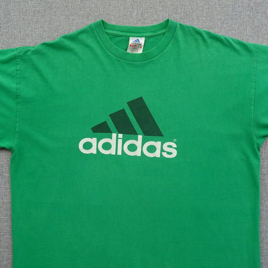 Vintage 90s Adidas Trefoil Logo T-Shirt - Size 2XL