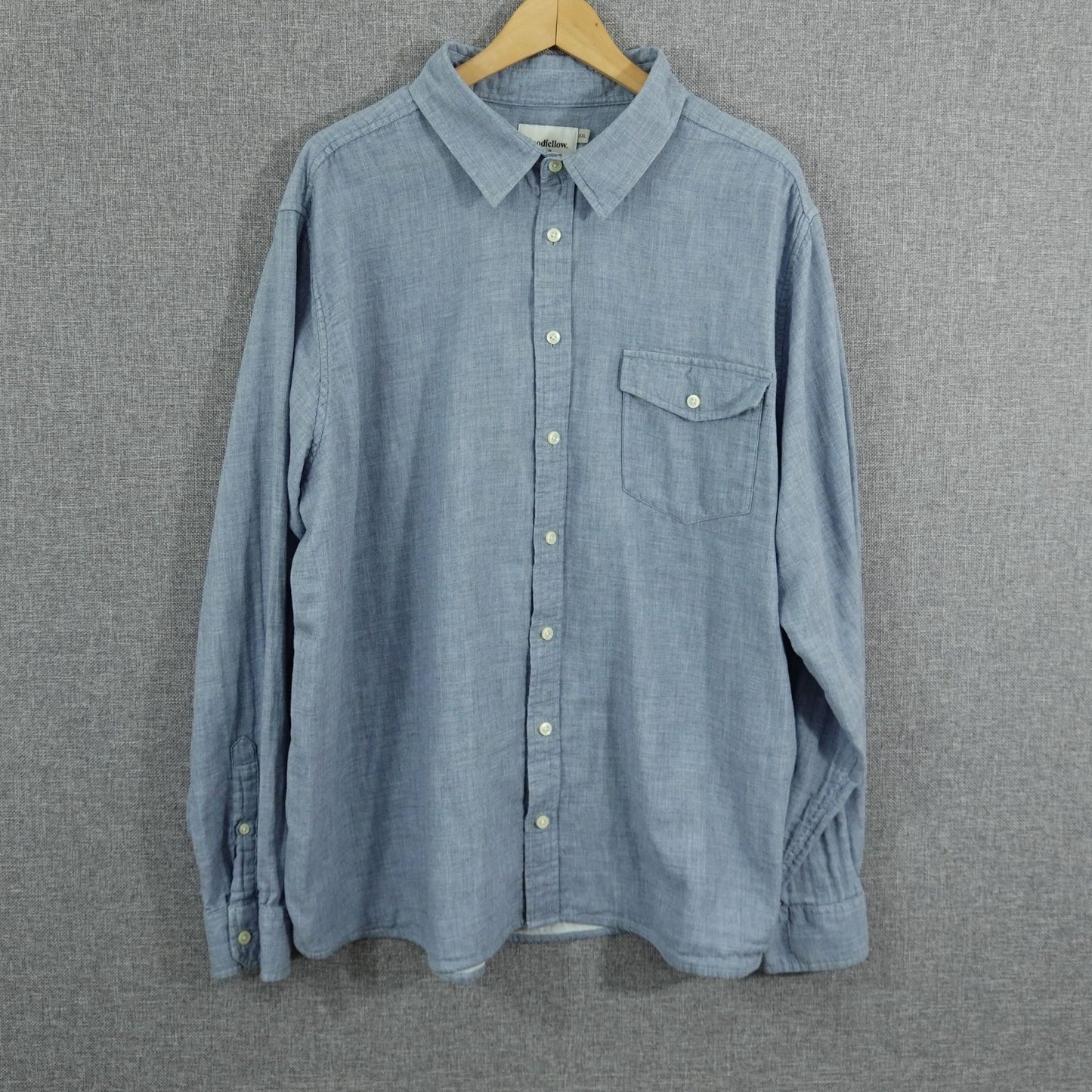 Goodfellow & Co Light Blue Chambray Button Down Shirt - Size 2XL
