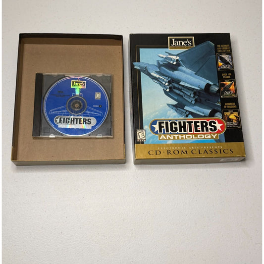 Jane's Fighters Anthology PC CD-ROM Big Box Flight Simulator (1997) - No Manual