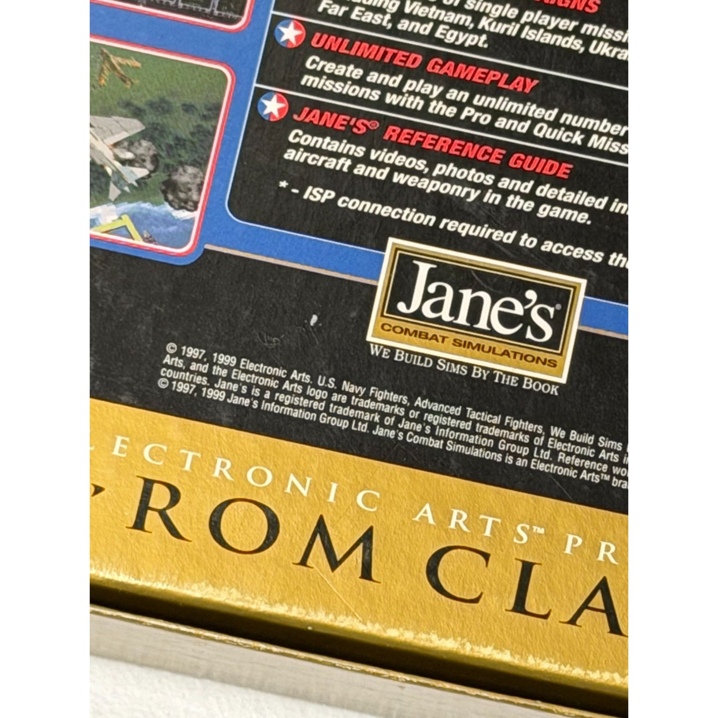 Jane's Fighters Anthology PC CD-ROM Big Box Flight Simulator (1997) - No Manual