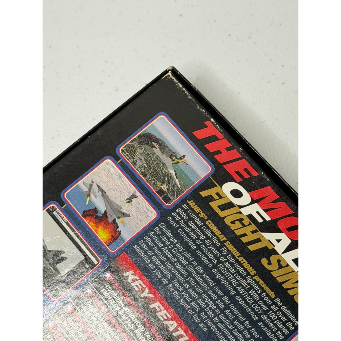 Jane's Fighters Anthology PC CD-ROM Big Box Flight Simulator (1997) - No Manual