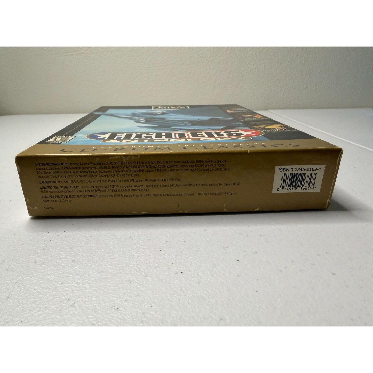 Jane's Fighters Anthology PC CD-ROM Big Box Flight Simulator (1997) - No Manual