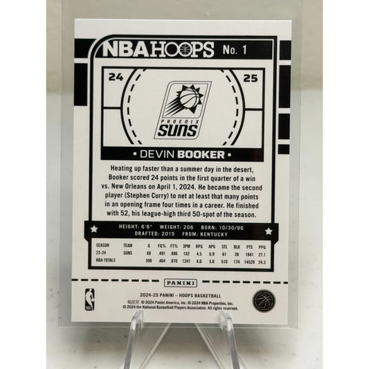 2024-25 Panini NBA Hoops Devin Booker #1 [base] Phoenix Suns