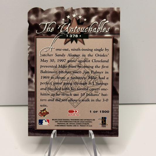 1998 Donruss - The Untouchables Mike Mussina #378