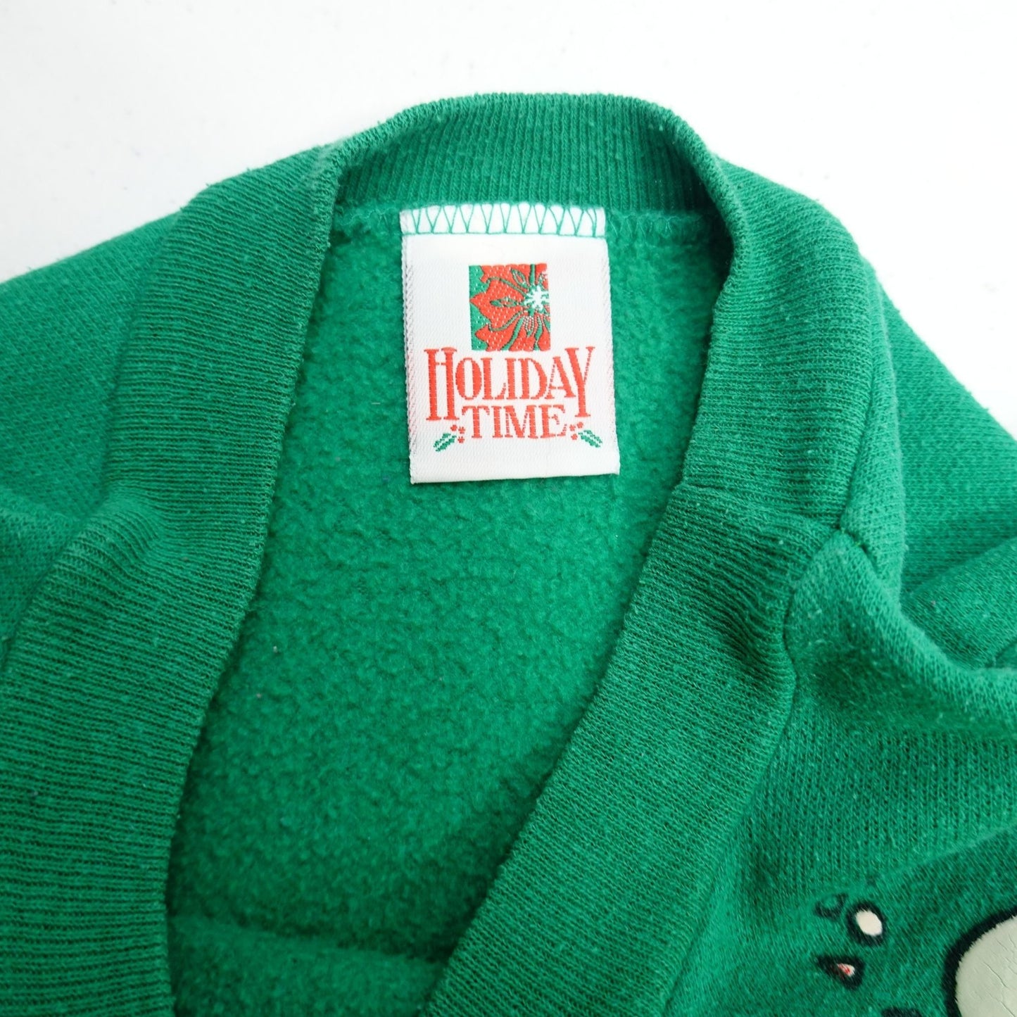 Vintage Holiday Time Christmas Stocking Tacky Sweatshirt - Size M