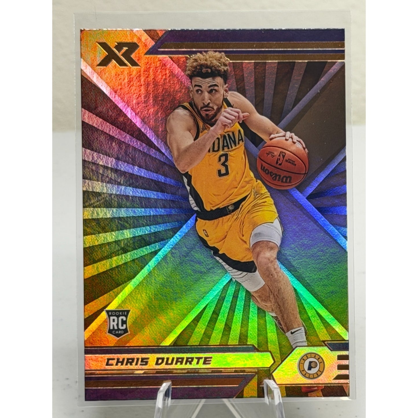 2021-22 Panini Chronicles XR Chris Duarte Silver Holo Foil (RC) #390