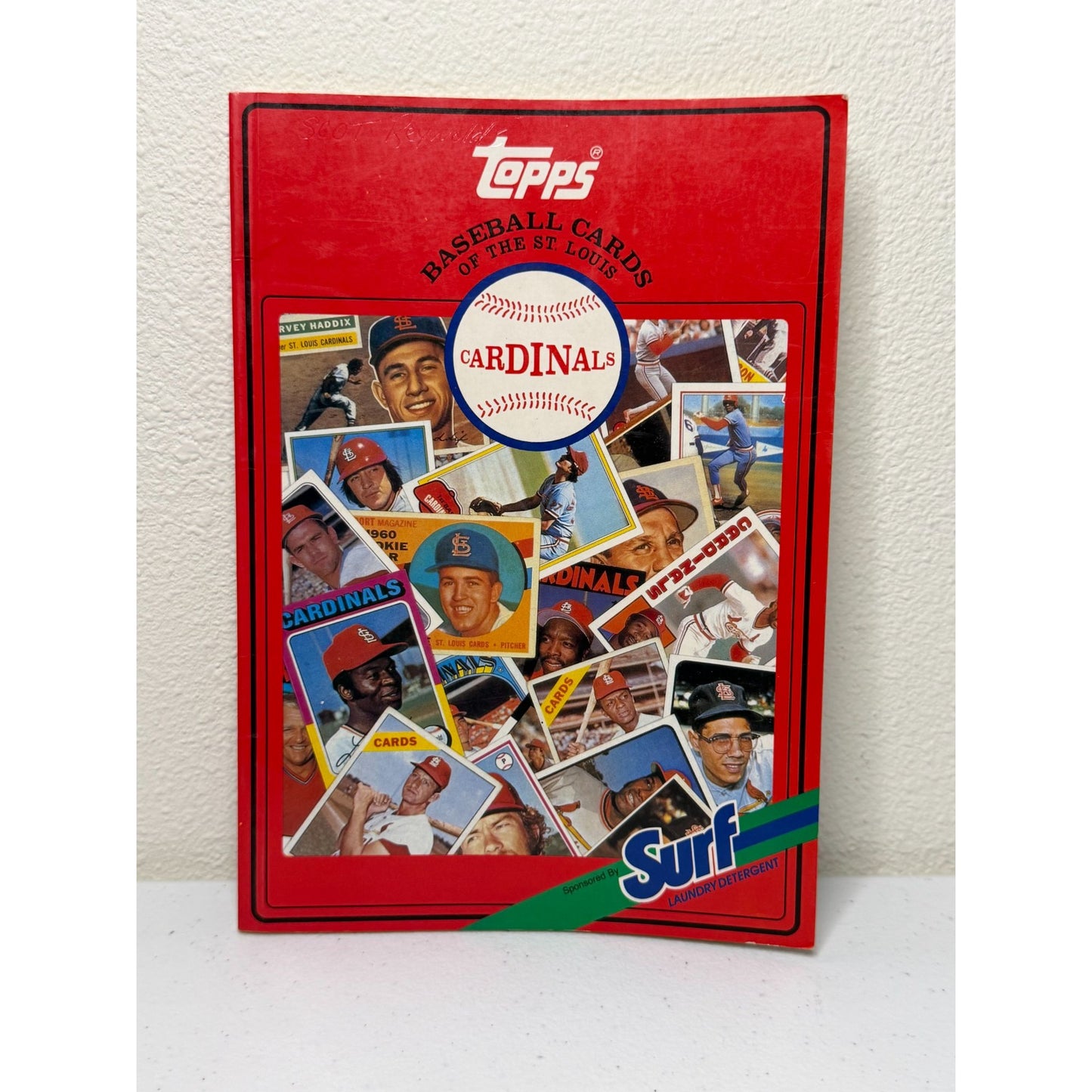 Topps St Louis Cardinals Baseball Cards Book w/ 1987 Memphis Chicks Autographs