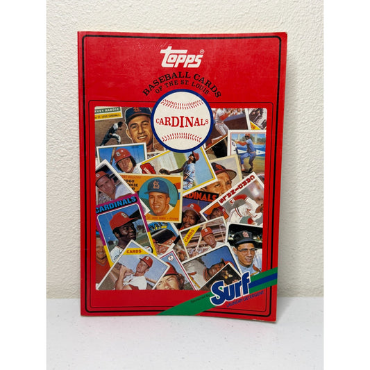Topps St Louis Cardinals Baseball Cards Book w/ 1987 Memphis Chicks Autographs