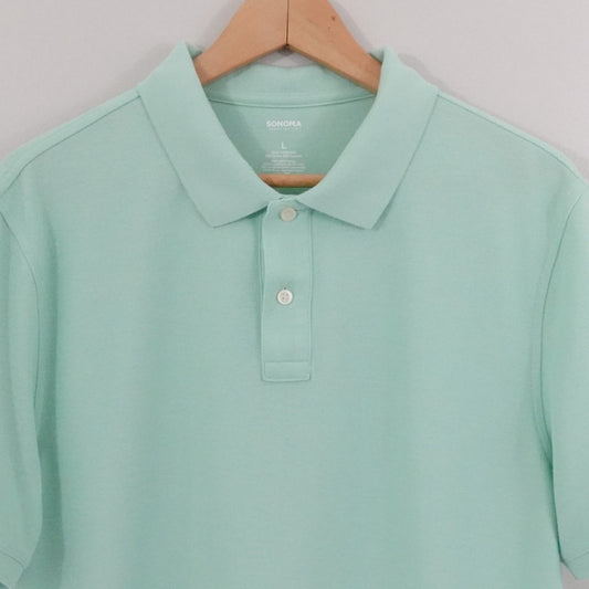 Sonoma Mint Green Polo Shirt Men’s - Size L