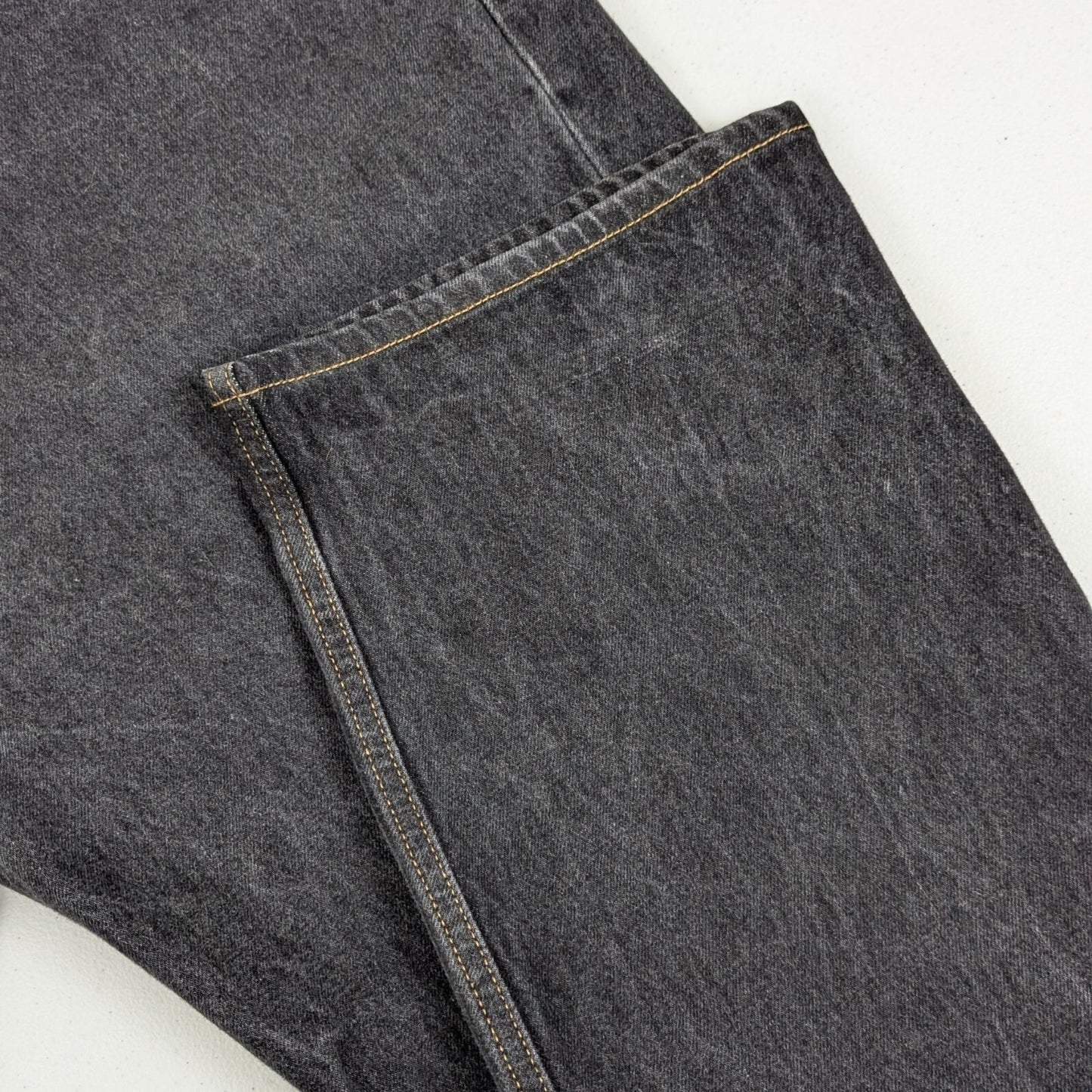 Vintage Levi’s 501 Jeans Faded Charcoal Black 41x29 Button Fly