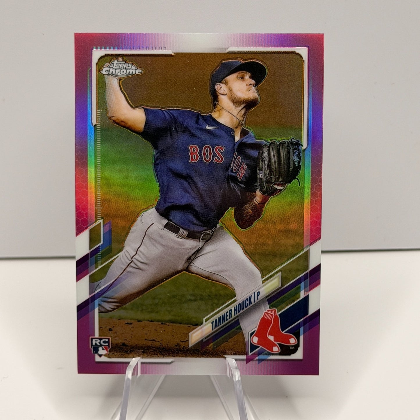 2021 Topps Chrome - Tanner Houck #59 Pink Refractor (RC)