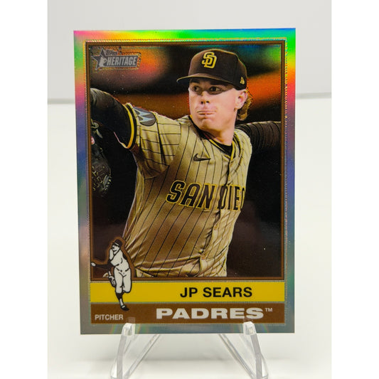 2025 Topps Heritage - JP Sears Chrome Refractor #647
