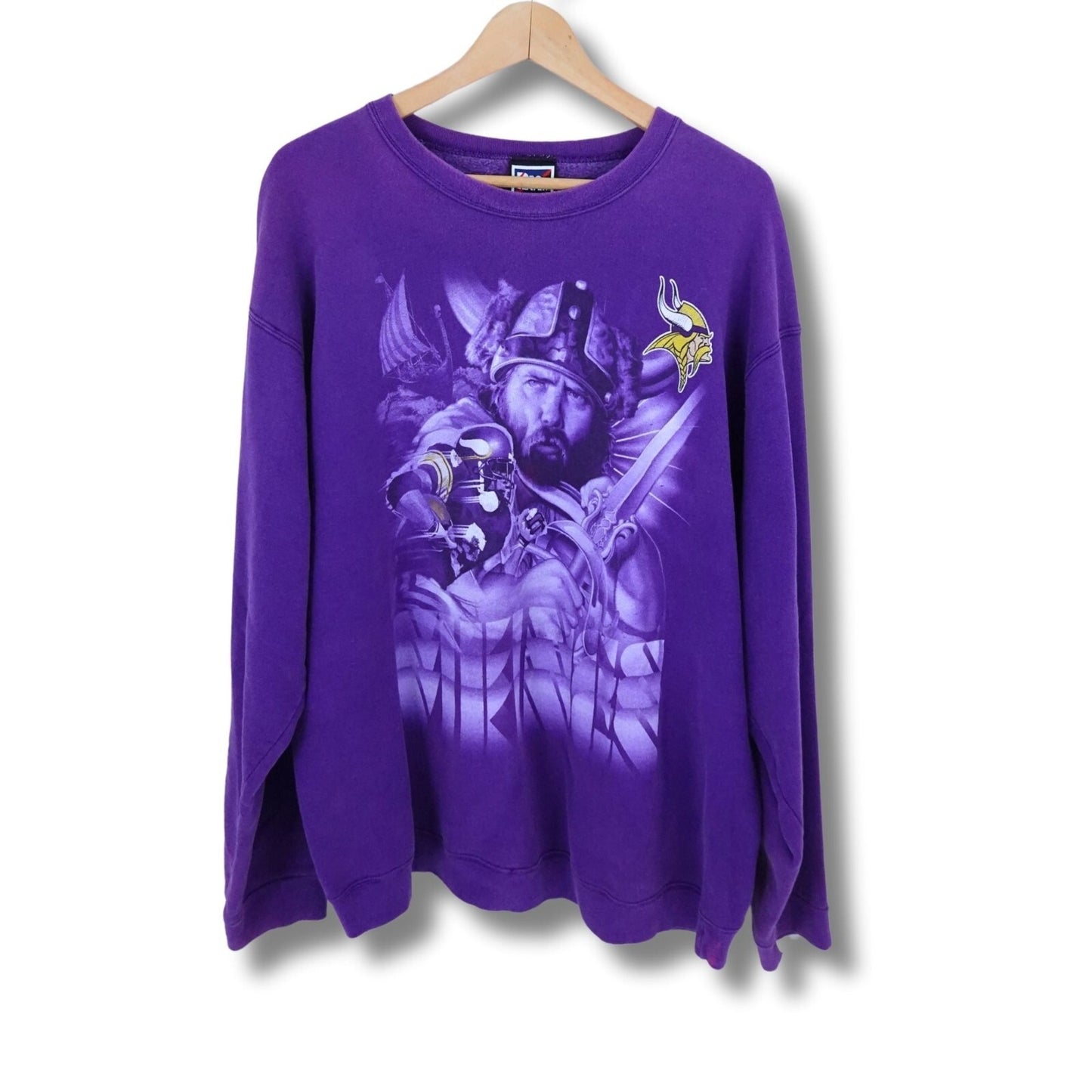 Vintage 90s Minnesota Vikings NFL Pro Player Sweatshirt - Size L