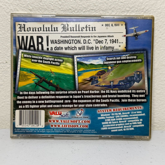 Beyond Pearl Harbor Pacific Warriors (PC CD-ROM, 2001) - No Box or Manual