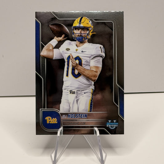 2025 Bowman Chrome U - Eli Holstein #194 Pitt Panthers