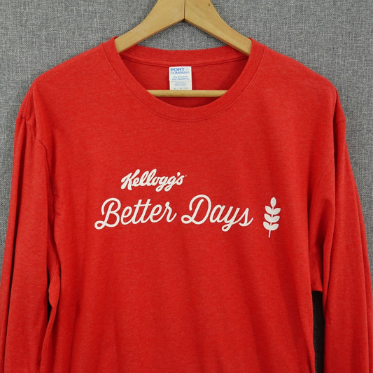 Kellogg’s Better Days Red Long Sleeve Tee - Size L