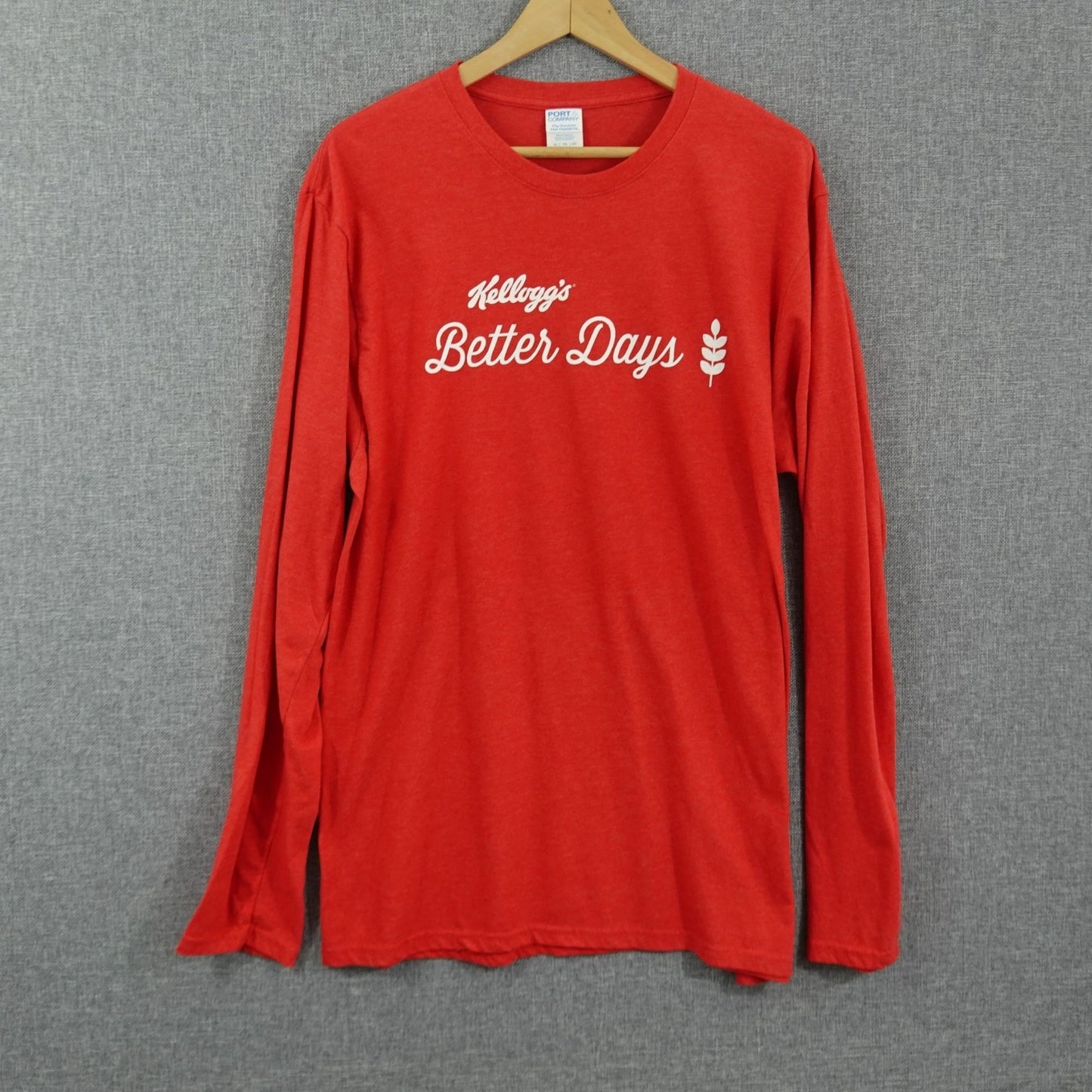 Kellogg’s Better Days Red Long Sleeve Tee - Size L