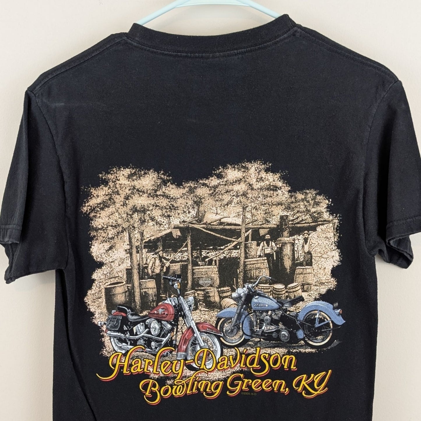 Vintage 2005 Harley-Davidson Bowling Green KY T-Shirt Pocket Tee Size Small