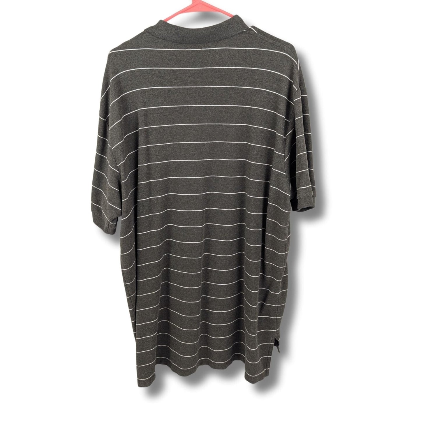 Polo Ralph Brown Striped Polo Shirt Men's - Size XXL (2XL)