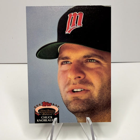 1992 Topps Stadium Club - Chuck Knoblauch (NM-M) #830
