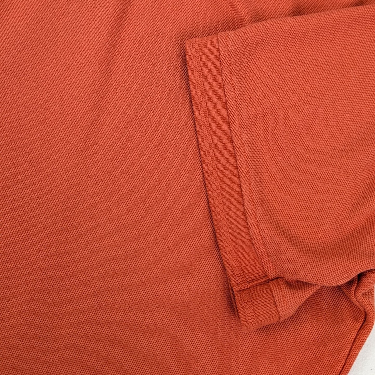L.L. Bean Polo Shirt Traditional Fit Size L REG Orange 100% Cotton