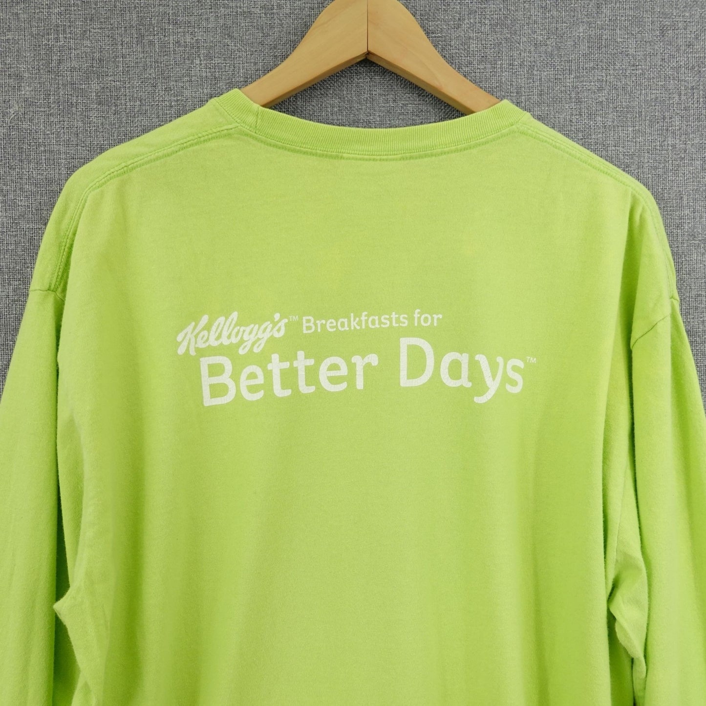 Kellogg’s Better Days Lime Green Promo Tee - Size XL