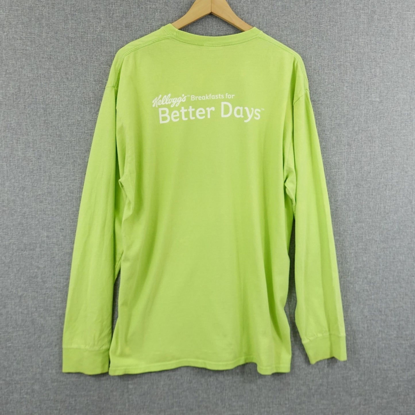 Kellogg’s Better Days Lime Green Promo Tee - Size XL