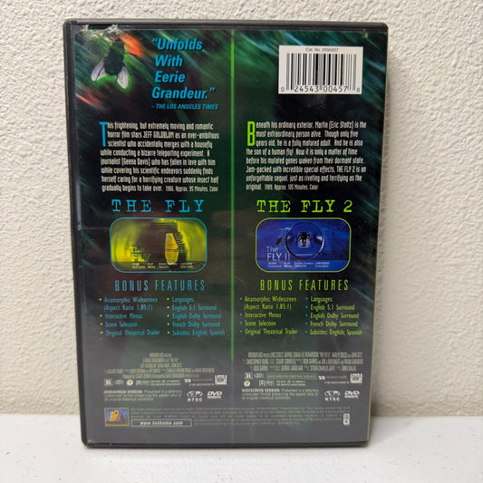 The Fly Collection (DVD, 2000, Double Feature) - OOP