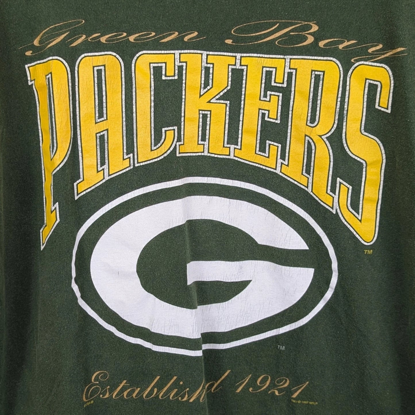 Vintage 1997 Green Bay Packers NFL T-Shirt - Size Large