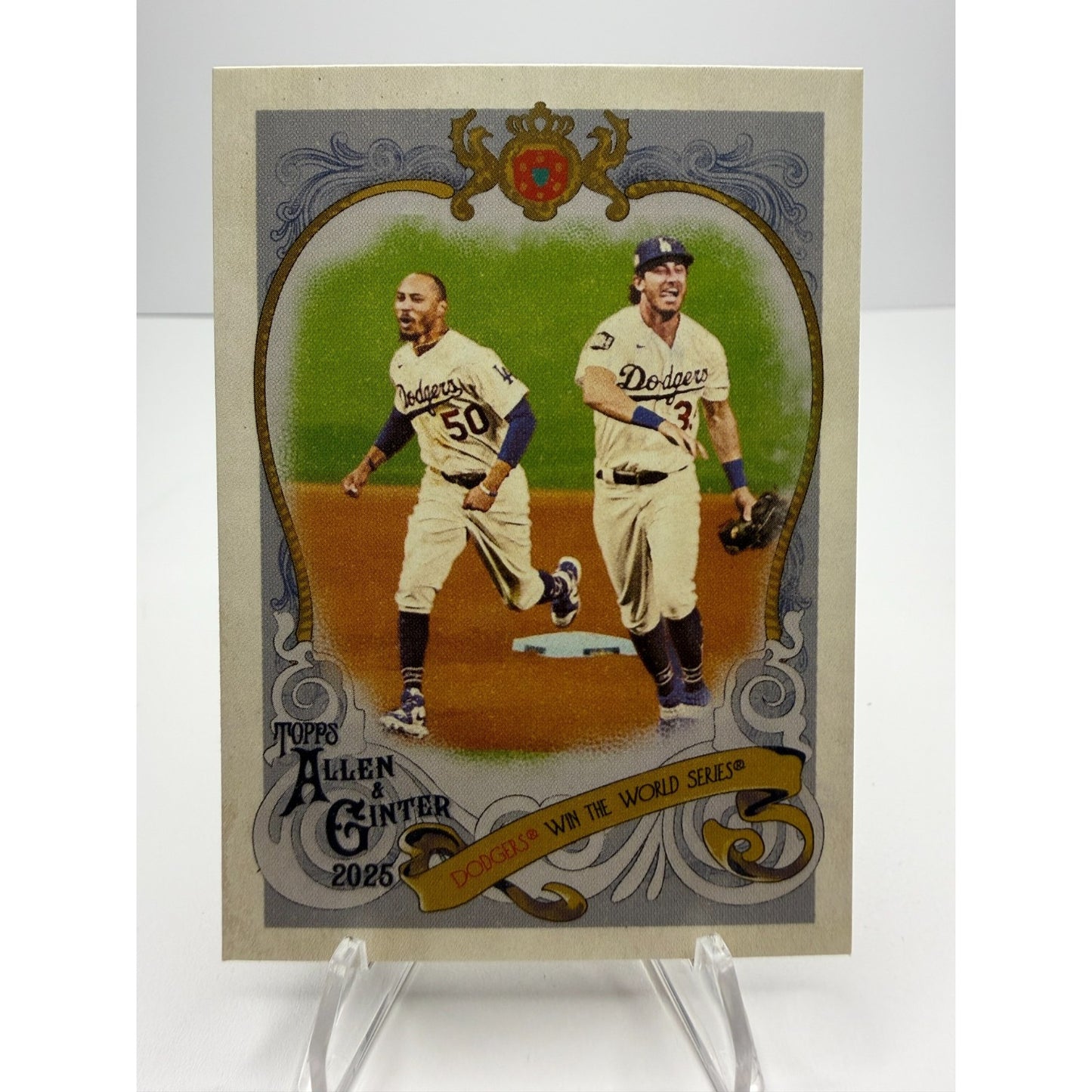 2025 Topps Allen & Ginter - Mookie Betts #SV-29 Dodgers Win World Series