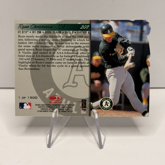 1998 Donruss - Ryan Christenson #207 Press Proof Silver /1500 (RC)