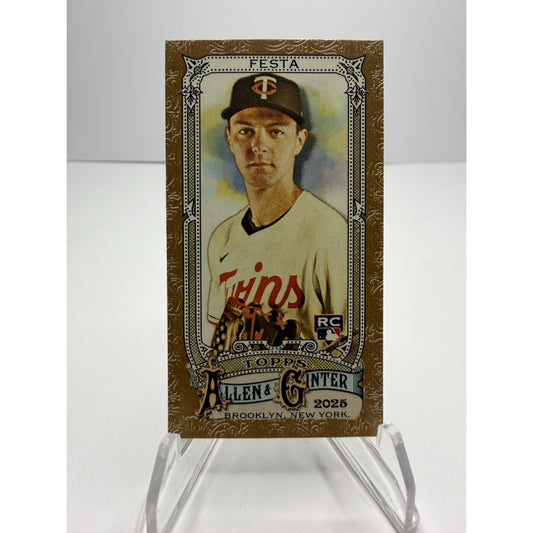 2025 Topps Allen & Ginter - David Festa Mini Gold Border (RC) #249