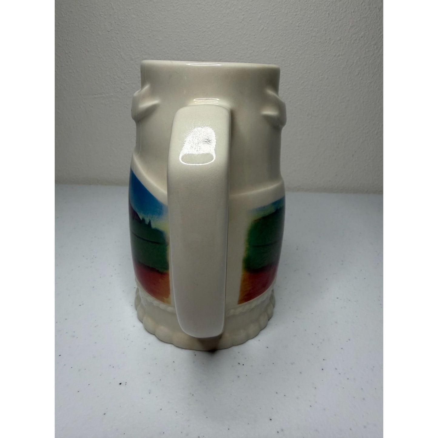 VTG 1989 Miller High Life Portland Meadows Oregon Derby 16oz Beer Stein