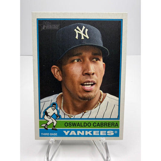 2025 Topps Heritage - Oswaldo Cabrera #534