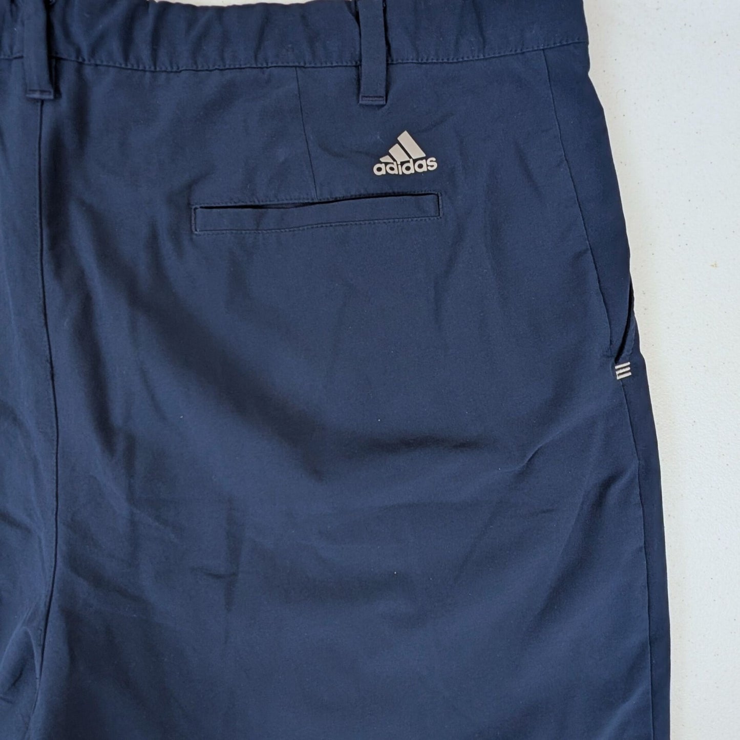 Adidas Golf Shorts Men’s Size 40 Navy Blue Stretch Active Performance
