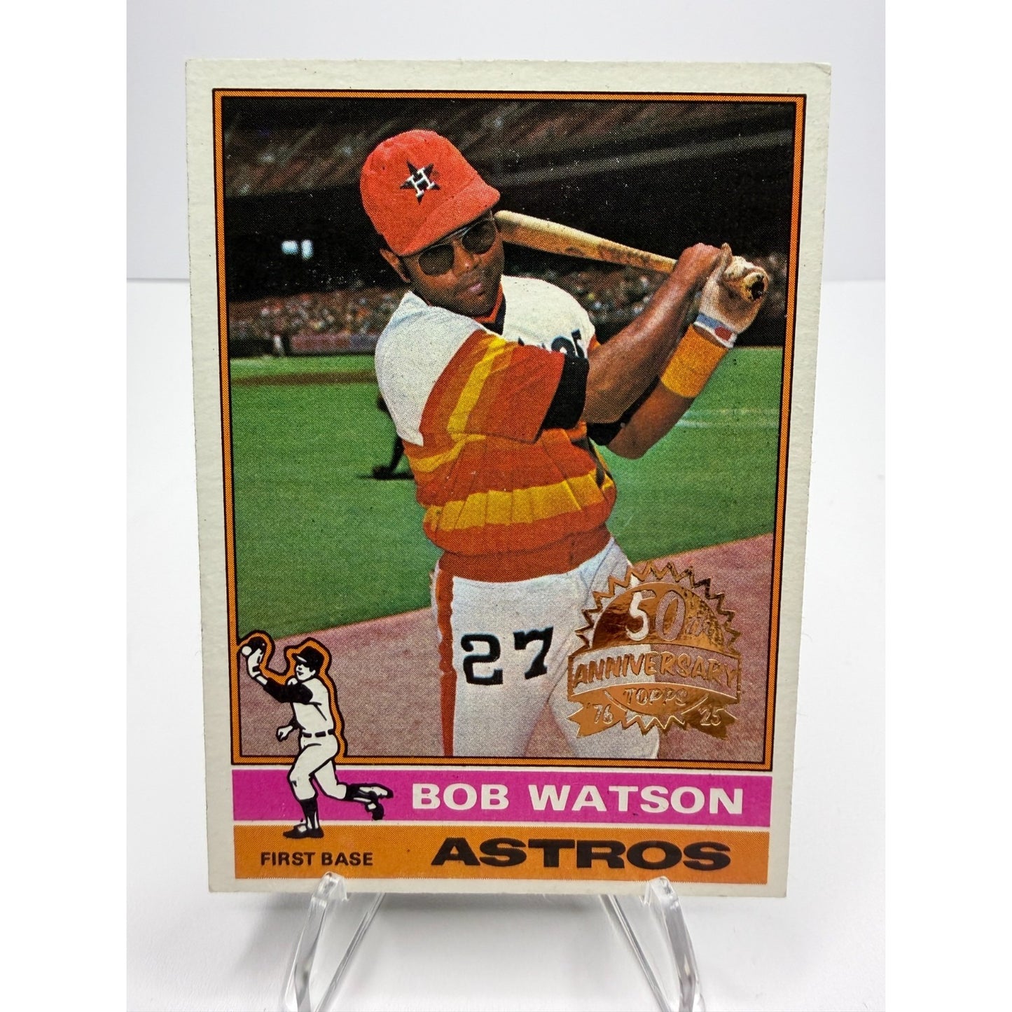 2025 Topps Heritage - 1976 Topps 50th Anniversary Bob Watson #20