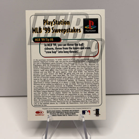 1998 Donruss - Derek Jeter MLB 99 Sweepstakes #6