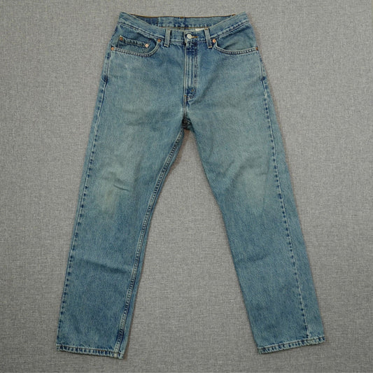 Vintage 90s Levi's 505 Jeans Medium Wash Straight Fit 34x30
