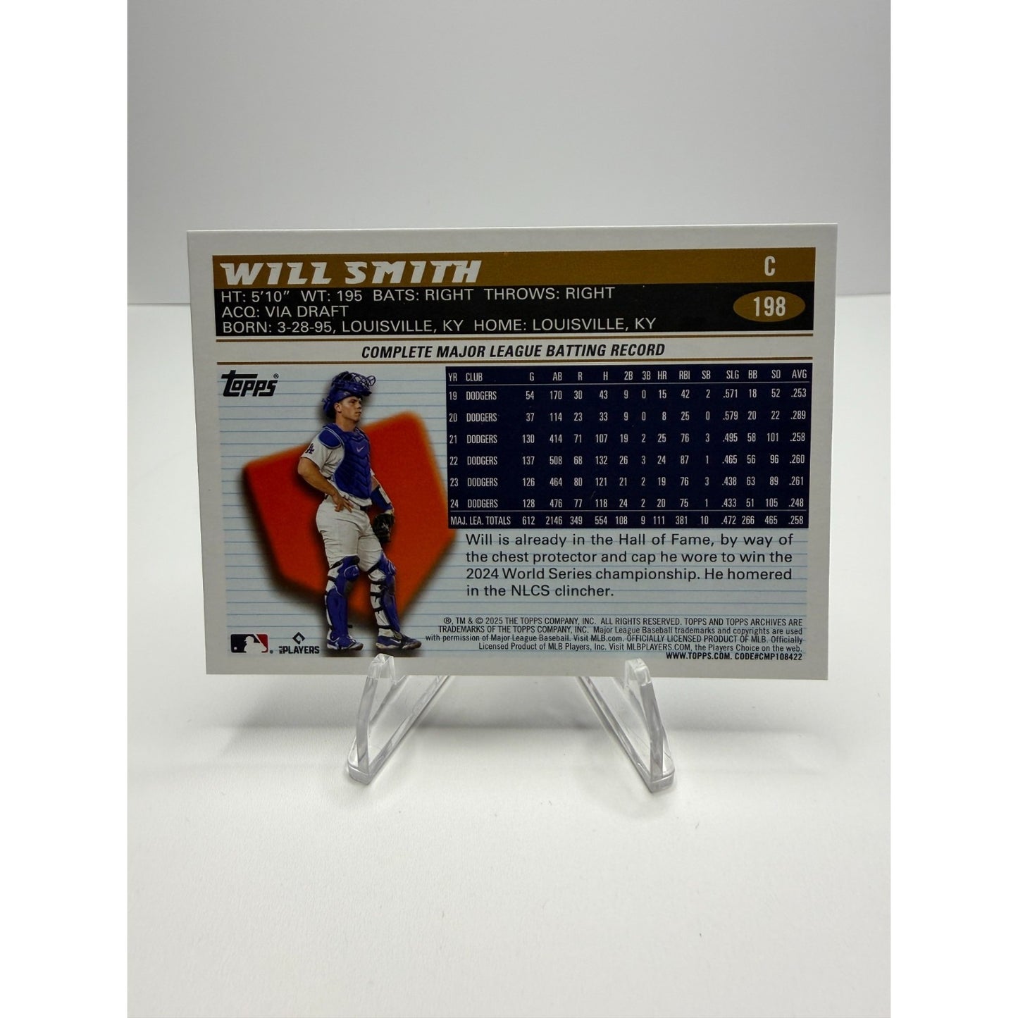 2025 Topps Archives - 1996 Topps Will Smith #198