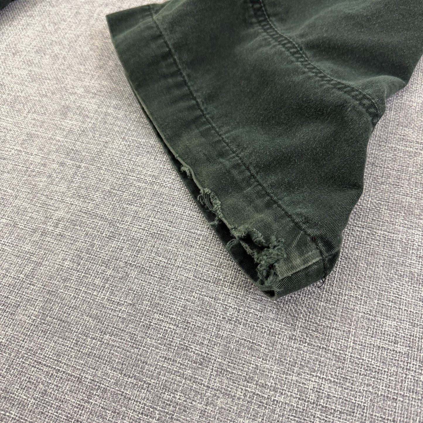 JNCO Jeans 34x34 Green Crown Logo Cargo Pants Y2K Wide Leg Grail USA Style