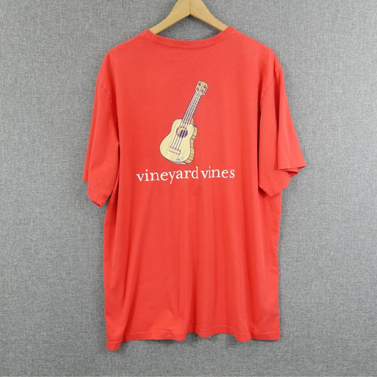 Vineyard Vines Guitar Whale Birmingham Pocket Tee - Size XL