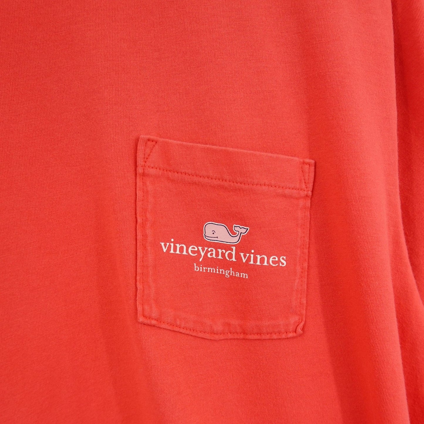 Vineyard Vines Guitar Whale Birmingham Pocket Tee - Size XL
