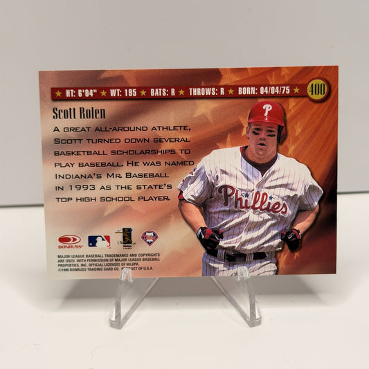 1998 Donruss - Spirit of the Game Scott Rolen #400